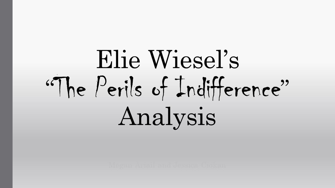 The Perils of Indifference (1999)